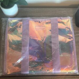 Holographic Purple Tote Bag